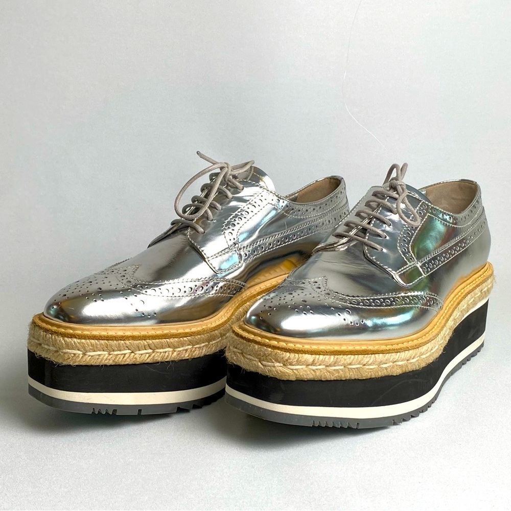 SILVER PRADA Creepers W 7.5